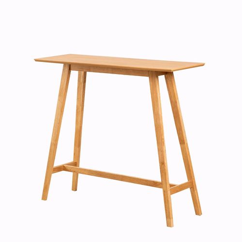 Table Haute Rectangulaire En Bois De Kerhen 120 X 40 Cm