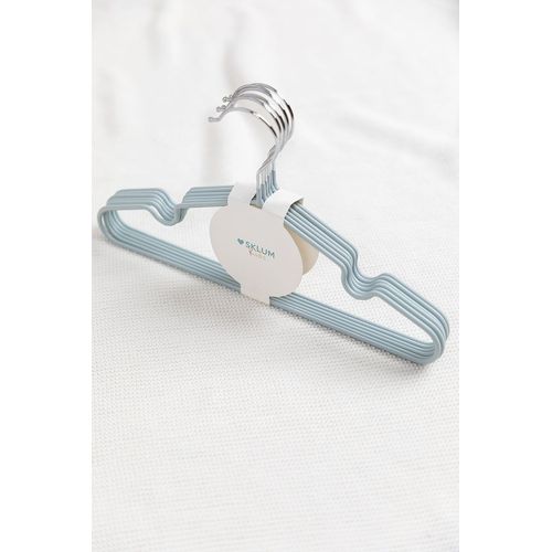 Lot De 6 Cintres Anttal Kids Bleu Eau