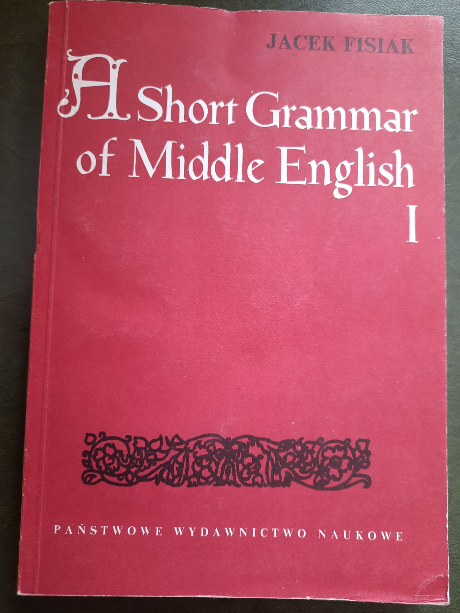 A Short Grammar Of Middle English