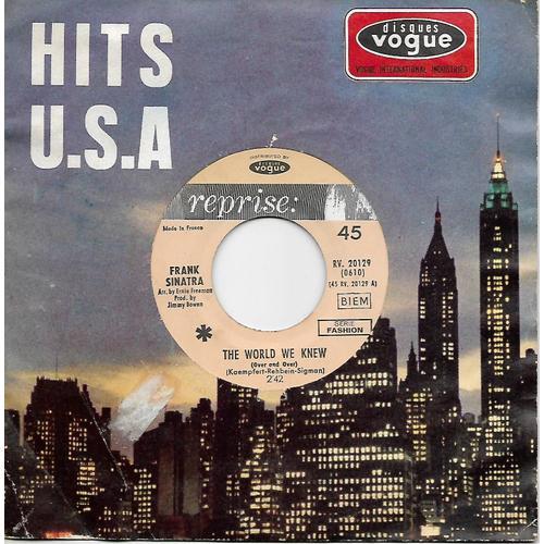 Frank Sinatra - The World We Knew - You Are There - 45 Tours Juke Box - 1967 -