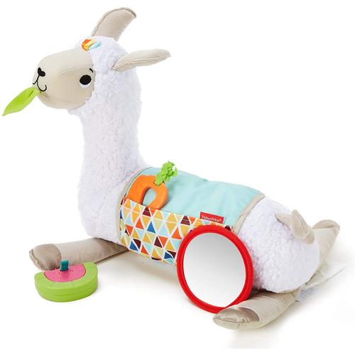 Peluche Mon Coussin D'éveil Lama Avec 3 Jouets Amovibles