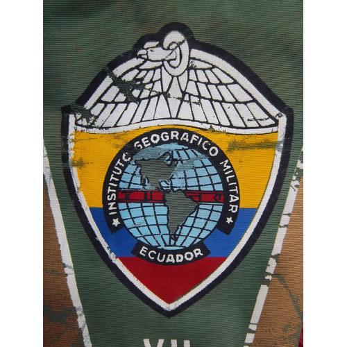 Fanion "Institut Géographie Militaire" De L' Equateur
