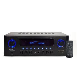 Amplificateur HIFI - Evidence Acoustics EA-5160-BT - STEREO 5.1 KARAOKE 2x50W + 3x20W - Entrée USB SD AUX DVD FM