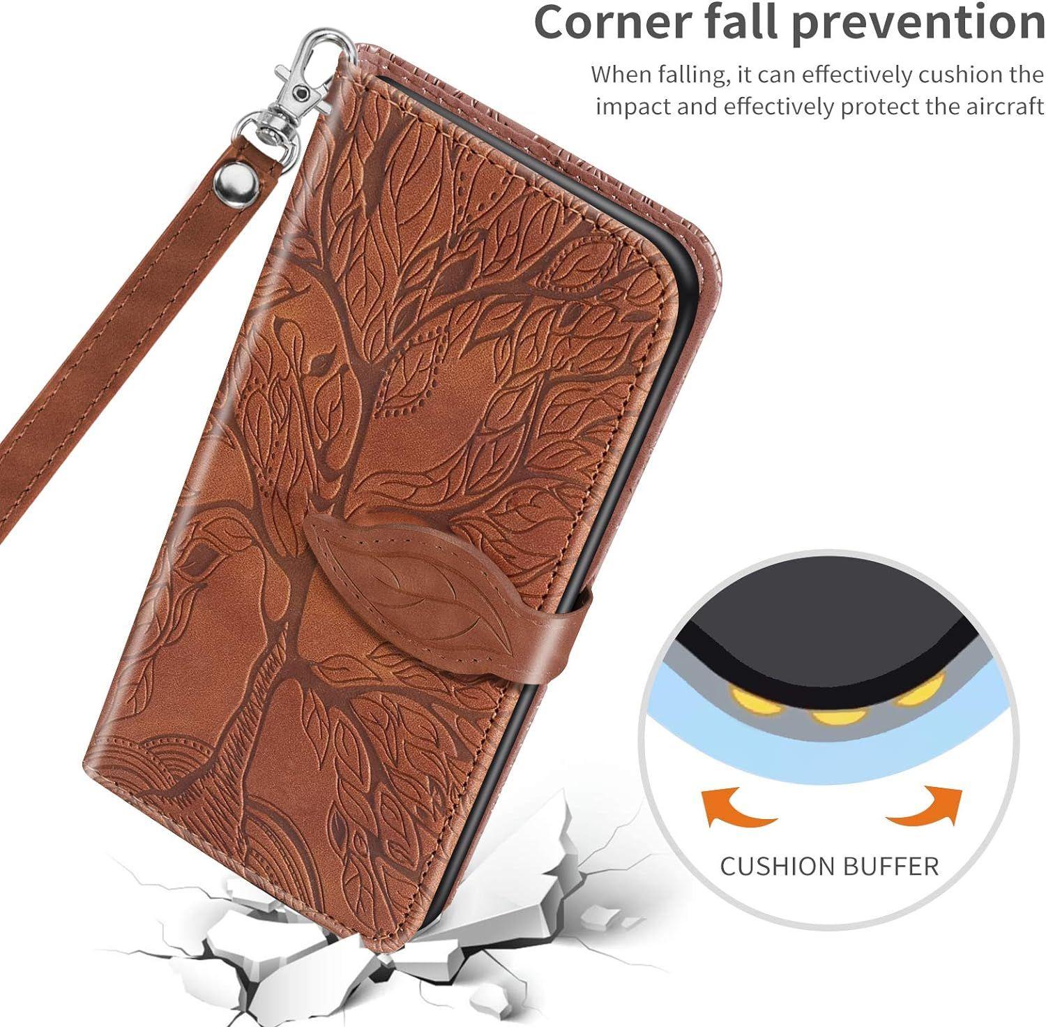 Coque Pour Xiaomi Redmi 9t, Folio Cuir Pu Boucle Magntique ... - 8