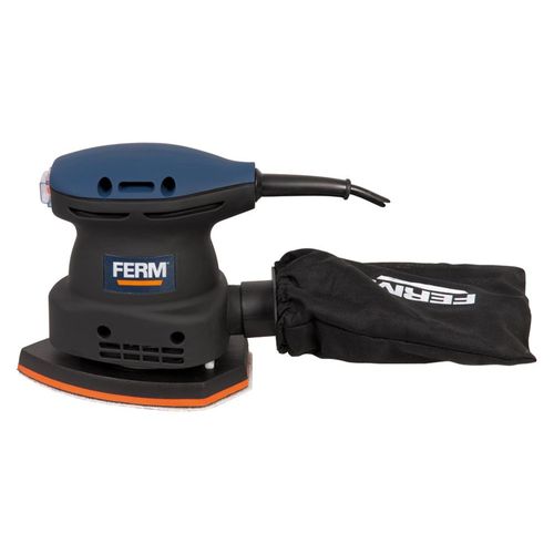 Ferm PSM1013 - Ponceuse triangulaire dans coffret - 220W