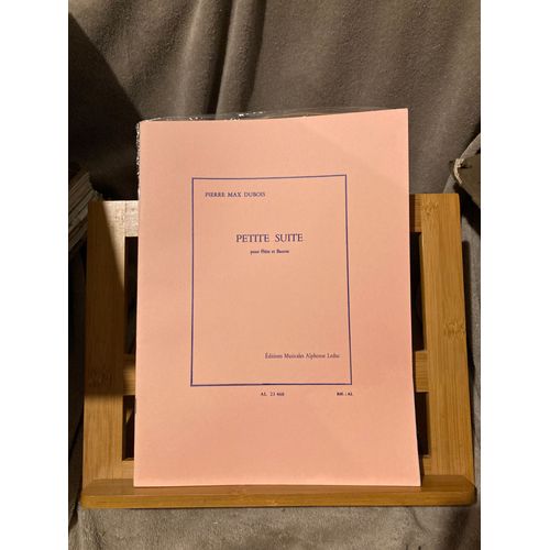 Pierre Max Dubois Petite Suite Pour Flute Et Basson Partition Éditions Leduc