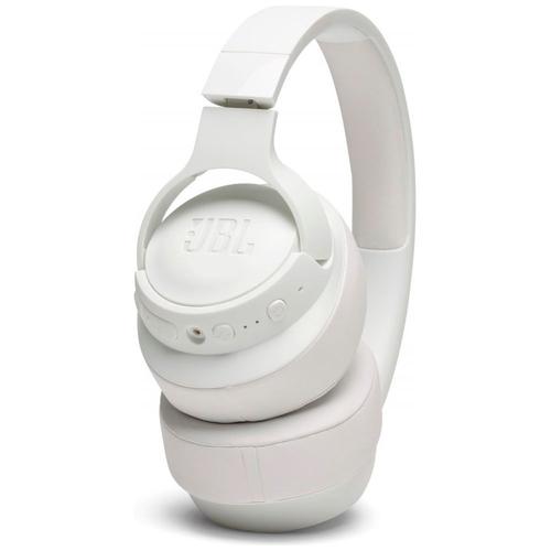 JBL TUNE 760NC - Écouteurs avec micro - circum-aural - Bluetooth - sans fil, filaire - Suppresseur de bruit actif - jack 3,5mm - blanc