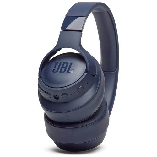 JBL TUNE 760NC - Écouteurs avec micro - circum-aural - Bluetooth - sans fil, filaire - Suppresseur de bruit actif - jack 3,5mm - bleu