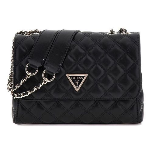 GUESS Giully Two Compartment Convertible Flap Black [271969] - sac à épaule bandoulière sacoche