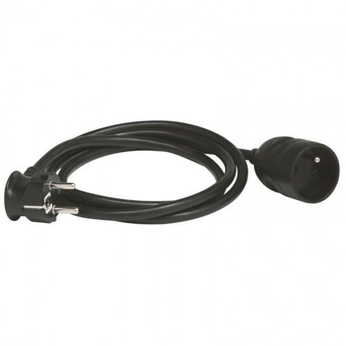 Legrand 051610 Rallonge 1 prise 5m 2P+T