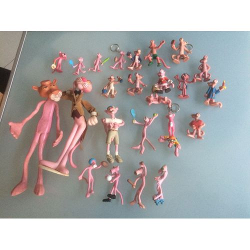 Lot De 25 Figurines De La "Panthere Rose"