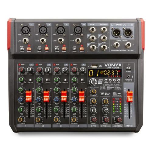 Vonyx VM-KG08 Console de Mixage 8 canaux