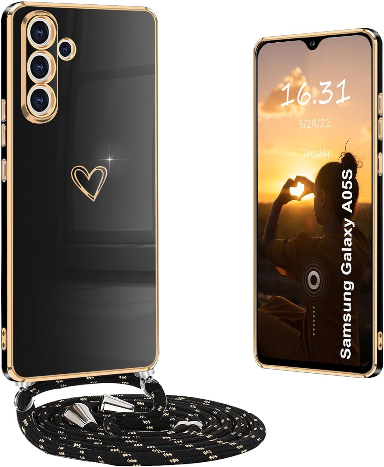 Coque Samsung Galaxy A05s Avec Cordon, Coque Samsung A05s Av...
