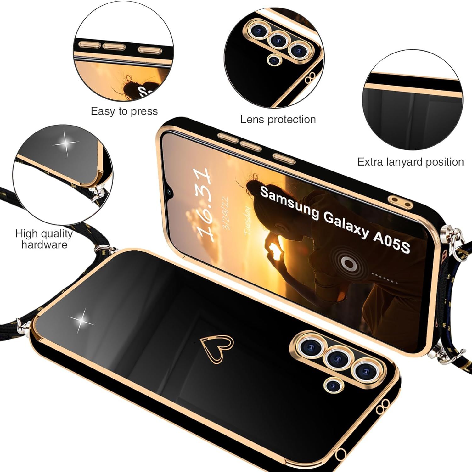 Coque Samsung Galaxy A05s Avec Cordon, Coque Samsung A05s Av... - 5