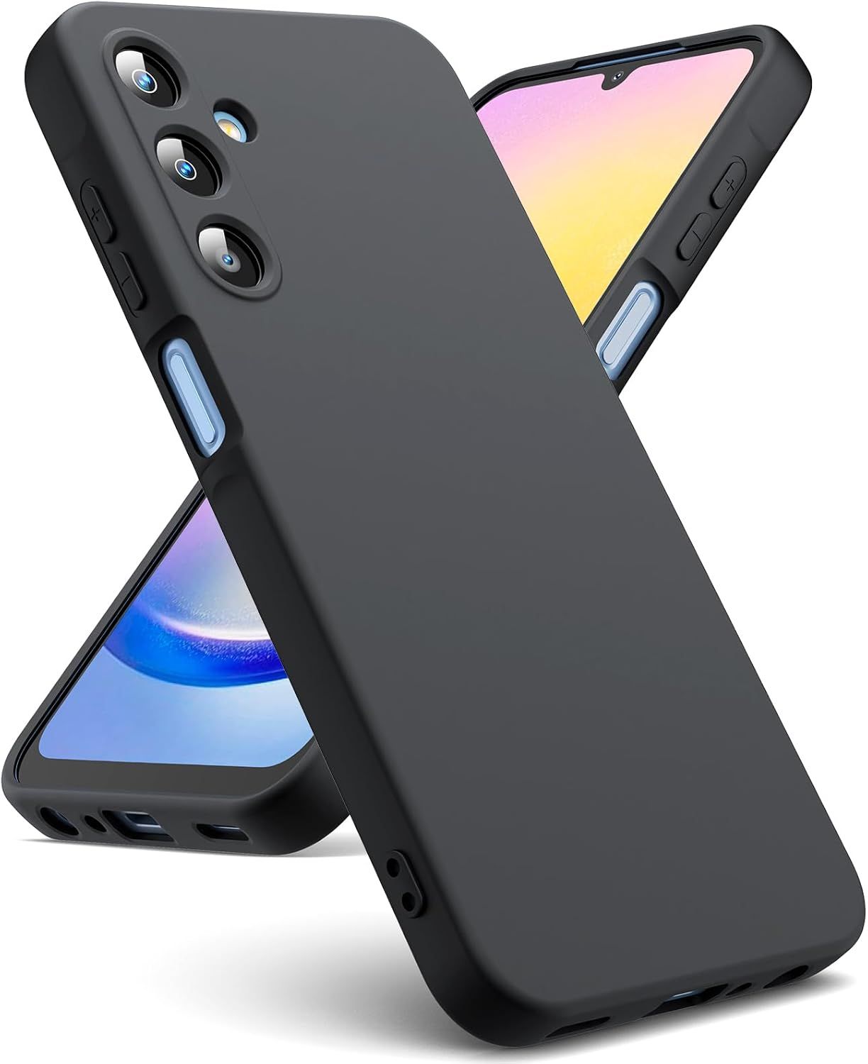 Coque Pour Samsung Galaxy A25 5g, Coque Silicone Liquide Int...
