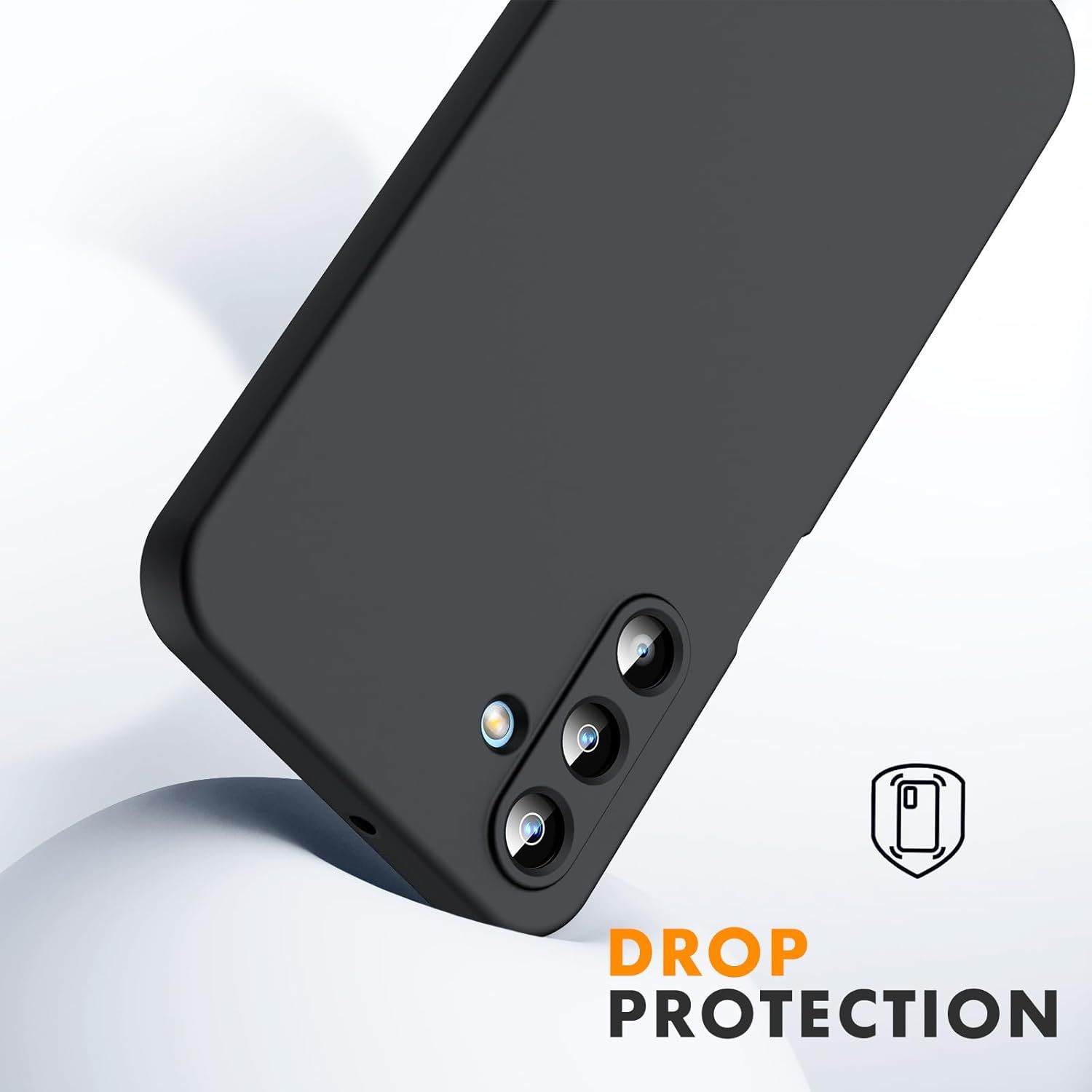 Coque Pour Samsung Galaxy A25 5g, Coque Silicone Liquide Int... - 5
