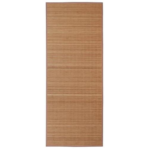 Tapis Rectangulaire Marron Bambou 150 X 200 Cm Dec023834