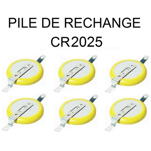 Lot 6 Piles Bouton Cr2025 Cartouche De Gameboy Languettes De Batterie À Souder, Lithium 3 V, Gameboy Save Battery