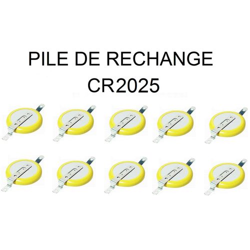 Lot 10 Piles Cr2025 Avec Onglets À Souder Batterie 3v Pour Game Boy Et Color