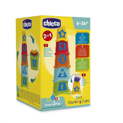 Smart2play Cubes À Empiler 2 En 1