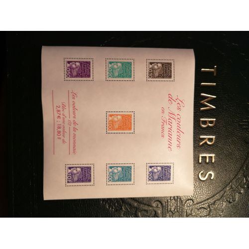 Les Couleurs De Marianne En Francs . N° Bloc 41