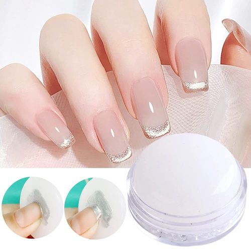 Tampon À Ongles En Silicone Blanc 