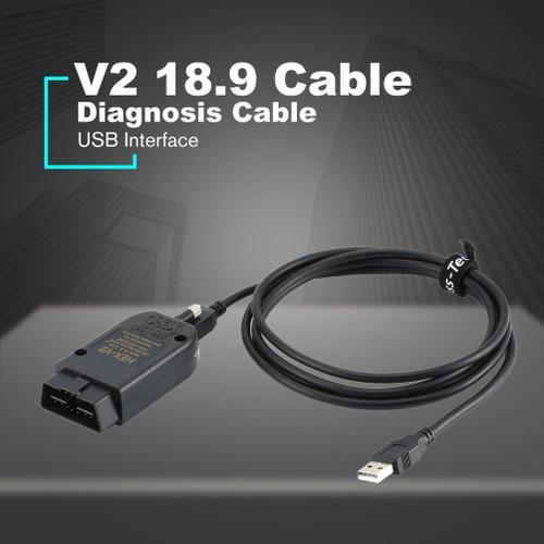 CLOVER-Outils Diagnostics pour système de Moteur OBD-II USB Cable