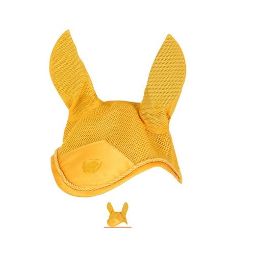 Bonnet Covalliero Chambray, Jaune , Cob/Full, Équitation