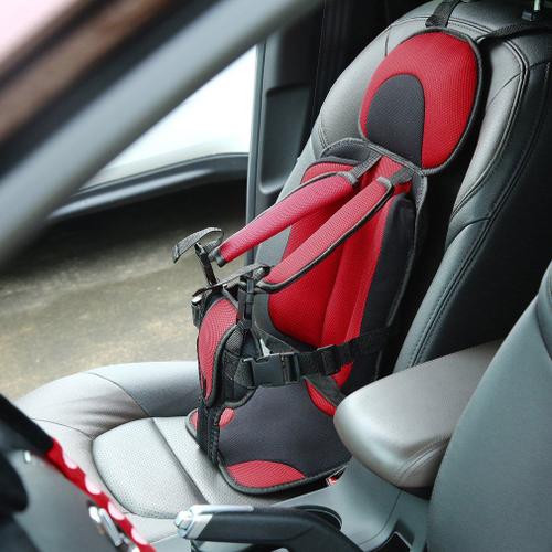 CLOVER-Siège d'auto de sécurité souple pour enfant de 9 mois à 4 ans rouge