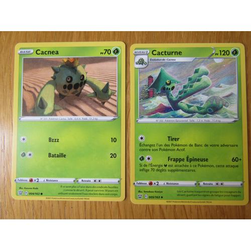 Cacnea 004/163 + Cacturne 005/163 - Styles De Combat