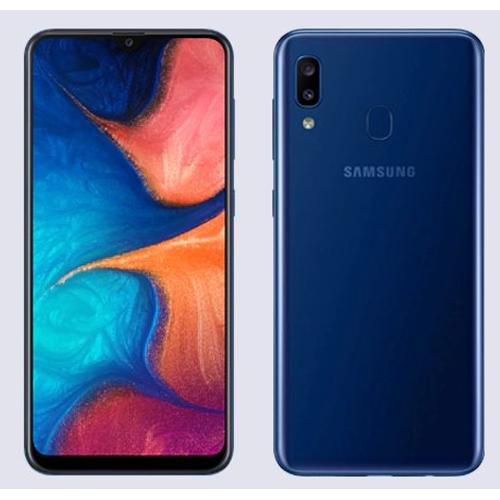 Samsung A20 32GO double carte Bleu