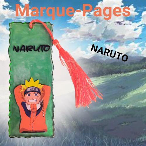 Marque-Pages Naruto Fond Vert En Résine Époxy