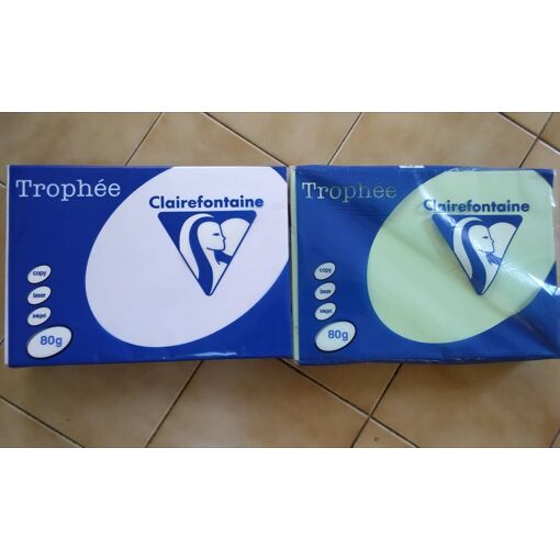 2 Ramettes Papier Trophée Clairfontaine 80g