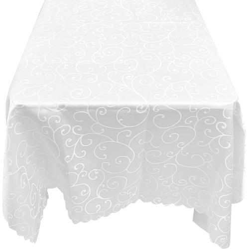 Blanc Nappe Rectangulaire Nappe Blanche Nappe Anniversaire Nappe De Table Nappe Grande Taille Nappe Table Basse Nappe Noel Nappe Blanche Rectangulaire (Blanc 1,2 M×1,6 M)