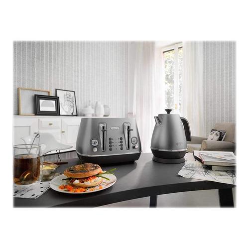 De'Longhi Distinta Flair KBI2001.S - Bouilloire - 1.7 litres - 2 kWatt - argent finesse