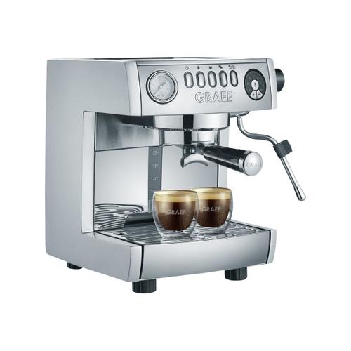 Graef Family ES 850 marchesa - Machine à café avec buse vapeur "Cappuccino" - argent brillant
