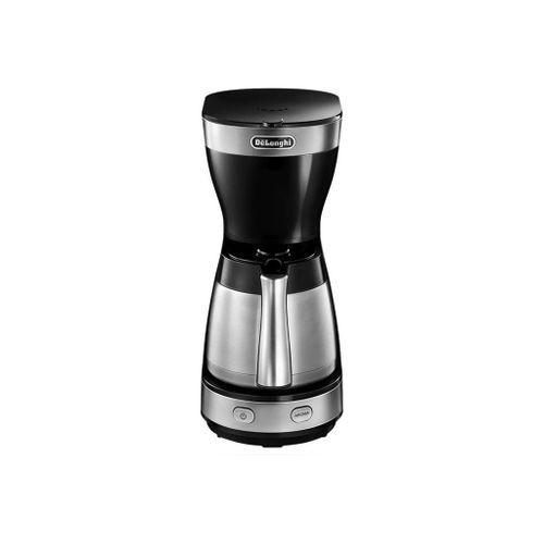 De'Longhi ICM16710 - Cafetière - 10 tasses - noir / argent