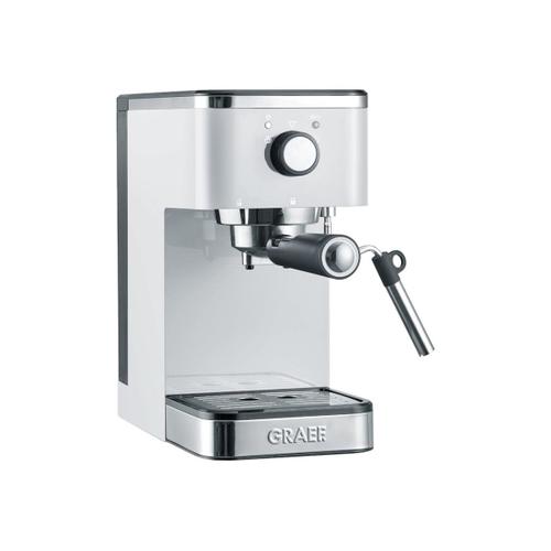 Graef Young ES401 - Machine à café avec buse vapeur "Cappuccino" - 15 bar - blanc