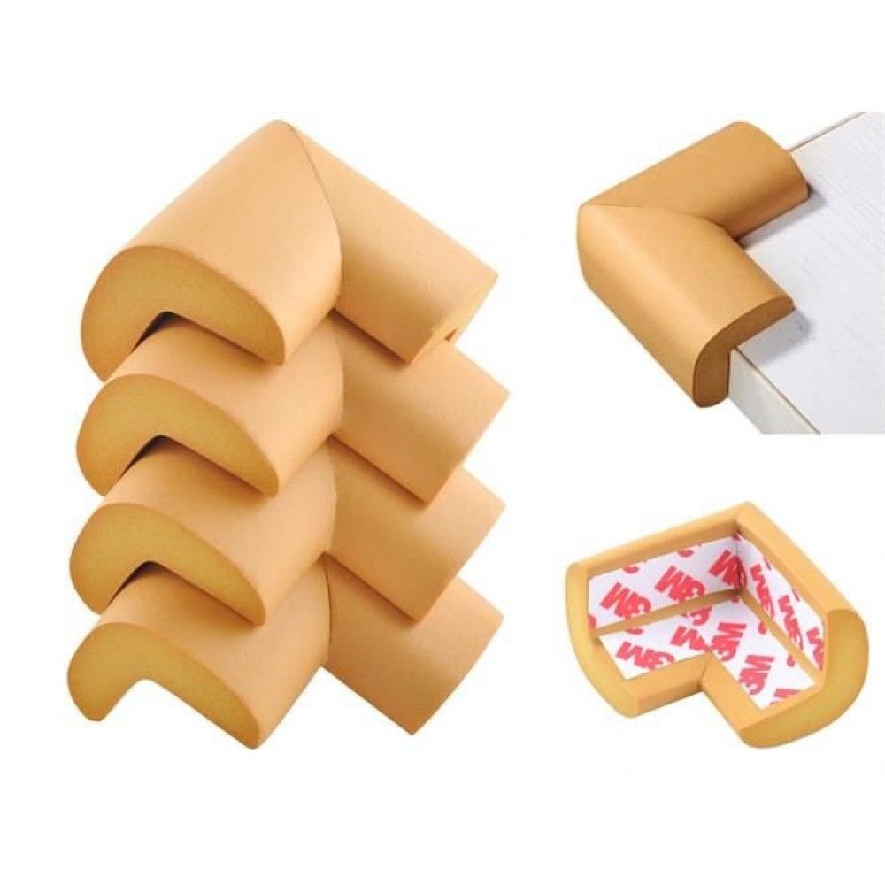 4 X Protège Coins Mousse Table Meuble Angle Protection Bebe Enfant ...