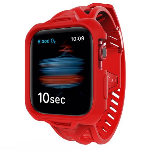 Bracelet Spectrum Pour Apple Watch 42-44mm 42-44 Mm Rouge Itskins
