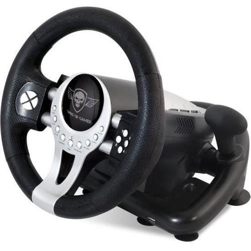 Pack Volant Race Wheel Pro 2 Avec Levier De Vitesse + P?Dalier Pour Ps4 / Ps3 / Xbox One / Switch / Pc