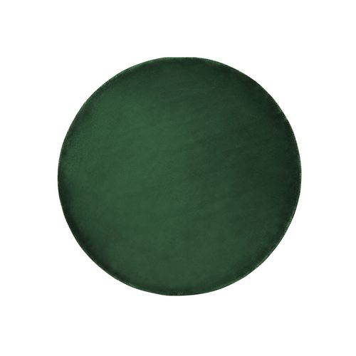 Tapis Rond En Viscose Vert Foncé Ø 140 Cm Gesi Ii