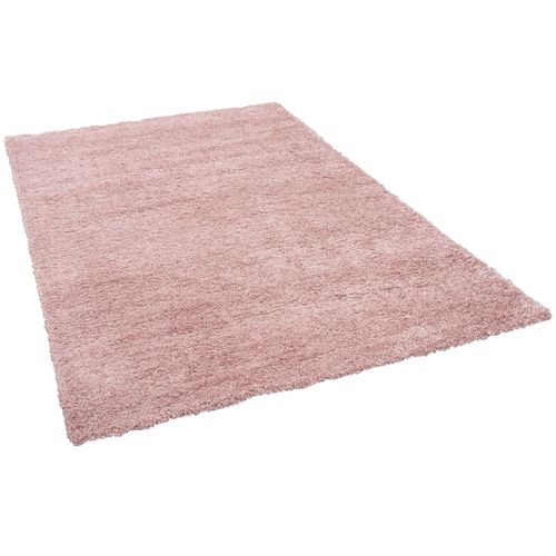 Pergamon Aloha - Tapis Shaggy À Poils Longs Vieux Rose 200x200 Cm