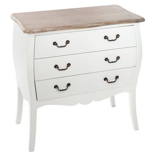 Commode 3 Tiroirs Nat Chrysa Atmosphera - Blanc