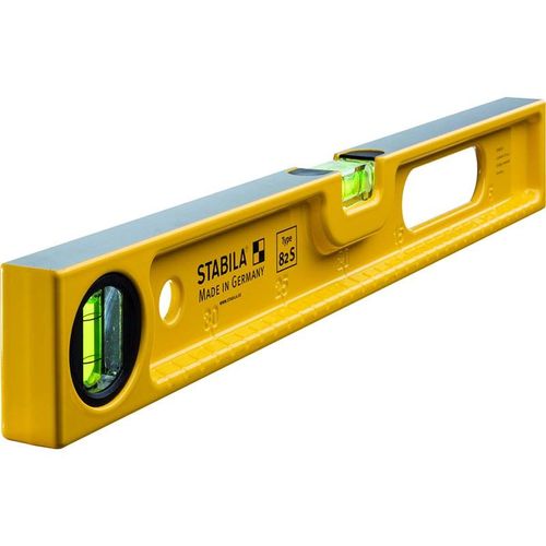 Stabila Niveau à bulle Type 82 S, 40 cm, avec graduation résistante à l'usure - 02593