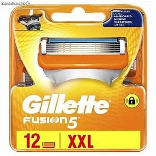 Gillette Fusion5 Lames De Rasoir Pour Homme - 12 Recharges ... 