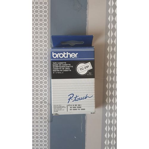 Cassette pour Brother P-Touch TC-291