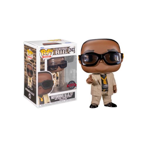 Figurine Funko Pop Notorious Big With Suit / Notorious Big / Funko Pop Rocks #243 - Exclusive Special Edition