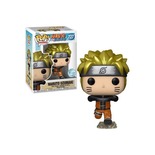 Figurines Naruto Uzumaki Running Metallic / Naruto / Funko Pop Animation #727 - Exclusive Special Edition
