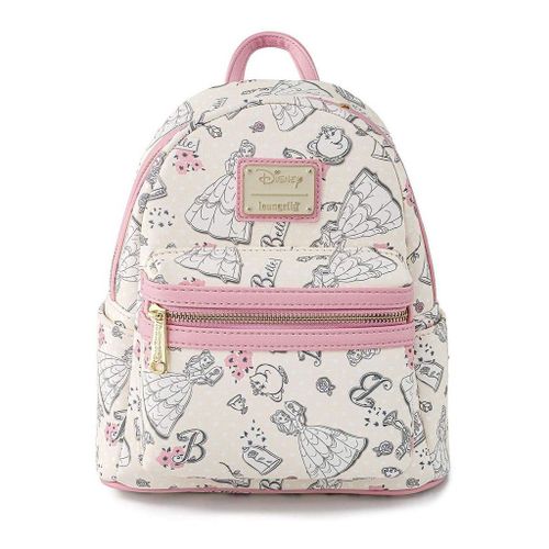 Mini sac à dos Belle Creme Aop / La Belle Et La Bête / Loungefly